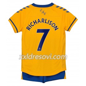 Everton Richarlison 7 Drugi Dječji Komplet Dresovi za Nogomet 2020-2021 (+ kratke hlače)